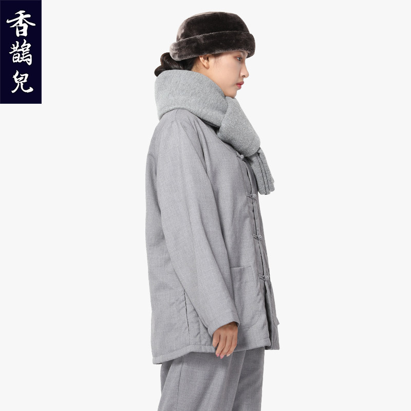 尚远香鹊儿冬季棉布加绒居士禅修服 香鹊儿民族服装/舞台装
