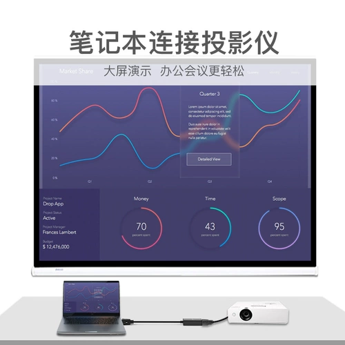 Akihabara vga to hdmi converter с аудио -подготовленным телевизионным проектором для подключения для подключения