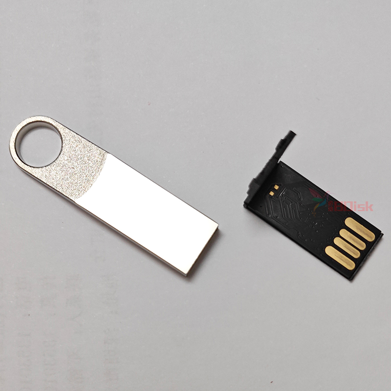 迷你金属防水车载u盘外壳子diy定制3.0刻字2.0黑胶体芯片优盘更换 - 图1