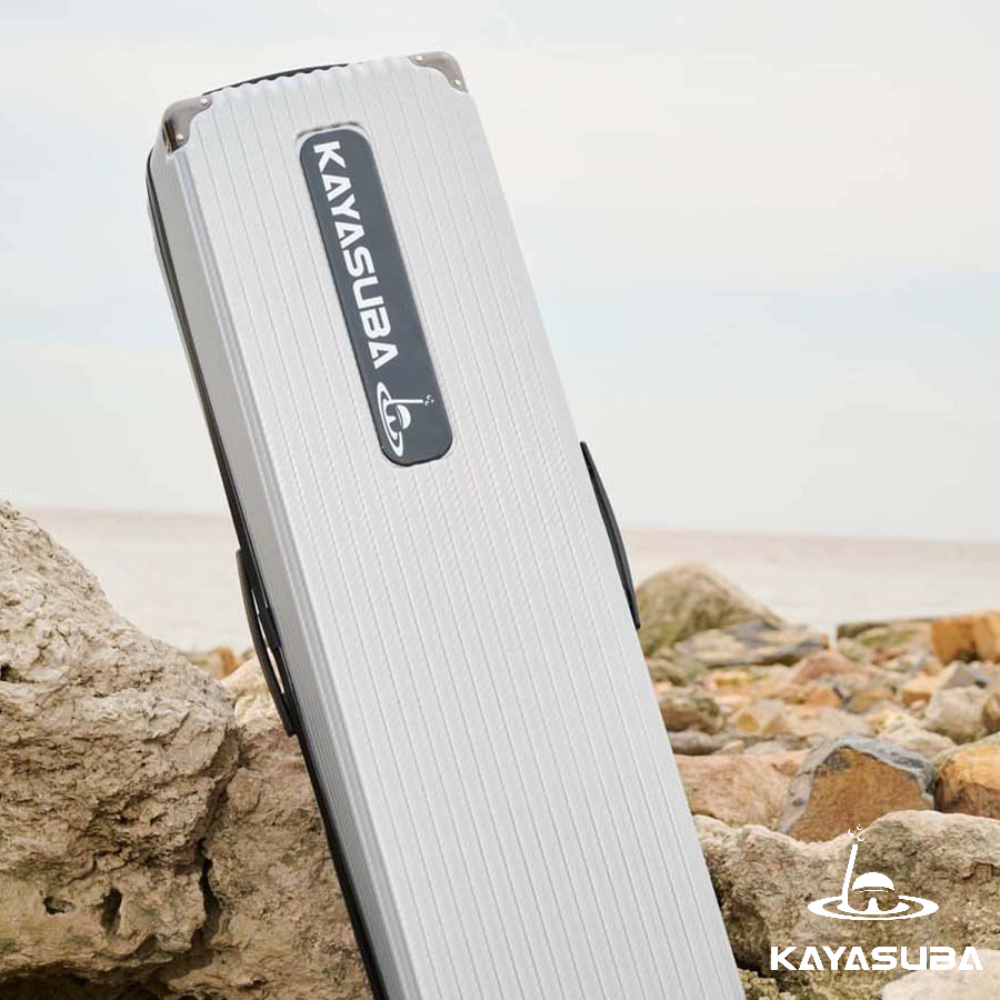 KAYASUBA超大容量自由潜脚蹼包潜水装备干湿分离滚轮脚蹼箱托运箱 - 图2