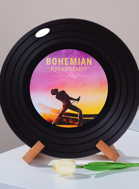 皇后乐队queen摇滚黑胶唱片摆件杂志架电视柜陈列摆件创意礼物