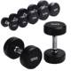 Siyi solid cast iron rubberized fitness dumbbells