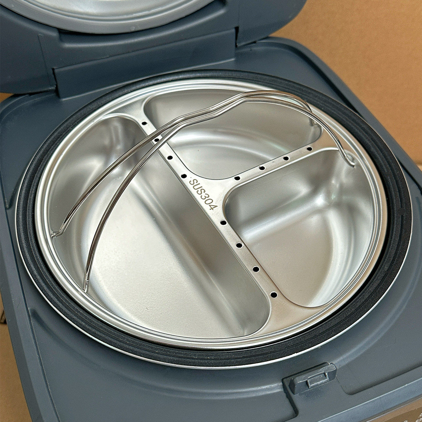 四格蒸盘304不锈钢婴儿宝宝辅食蒸盘电饭锅内蒸笼分格蒸菜蒸米饭,淘宝优惠券,粉丝福利购,淘宝优惠卷