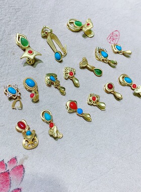 花纹玉石翡翠水晶平安扣