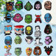 2026 ໃໝ່ 2026 ແຟນ horror horror ecstasy Frankenstein Dracula Black Lagoon ຄລາສິກ monster badge collection