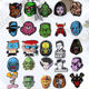 2026 ໃໝ່ 2026 ແຟນ horror horror ecstasy Frankenstein Dracula Black Lagoon ຄລາສິກ monster badge collection