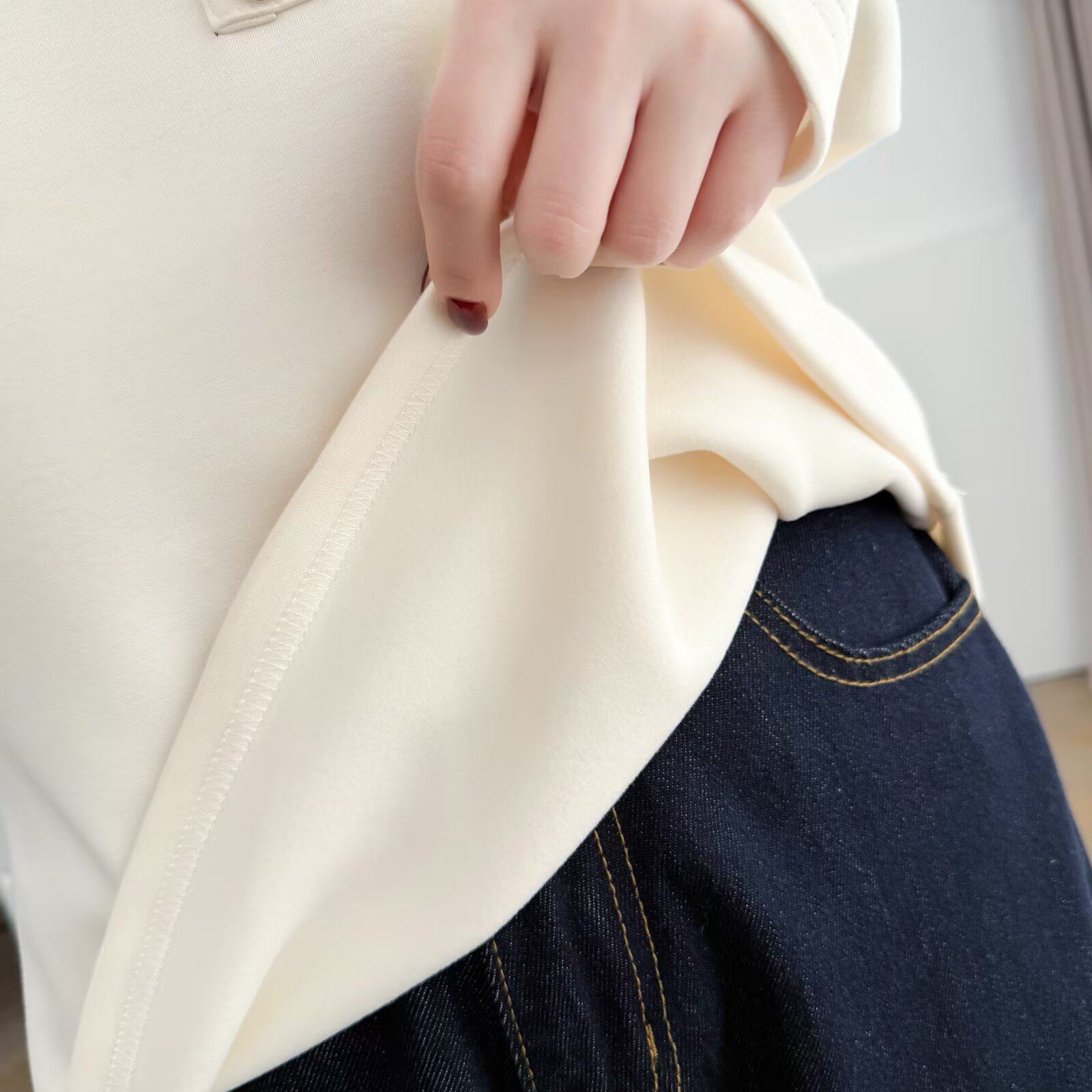 2026早春新款大码女装胖mm时尚设计感加绒加厚半高领长袖内搭T恤,淘宝优惠券,粉丝福利购,淘宝优惠卷