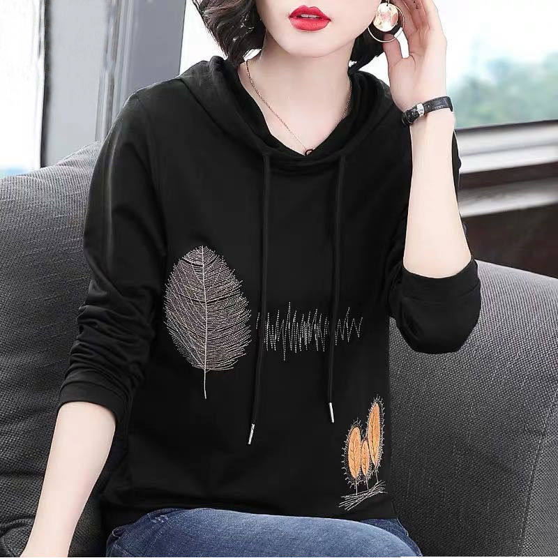 连帽2020秋装新款大码长袖t恤卫衣 哥蒂文T恤