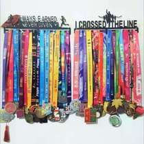 Medal holder Perforated Hanging Rack Medal Containing Shelf Marathon Medal Containing Shelf Sports Commemorative Plaque