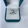 Sterling Silver Ring Seawater Pearls Tahiti