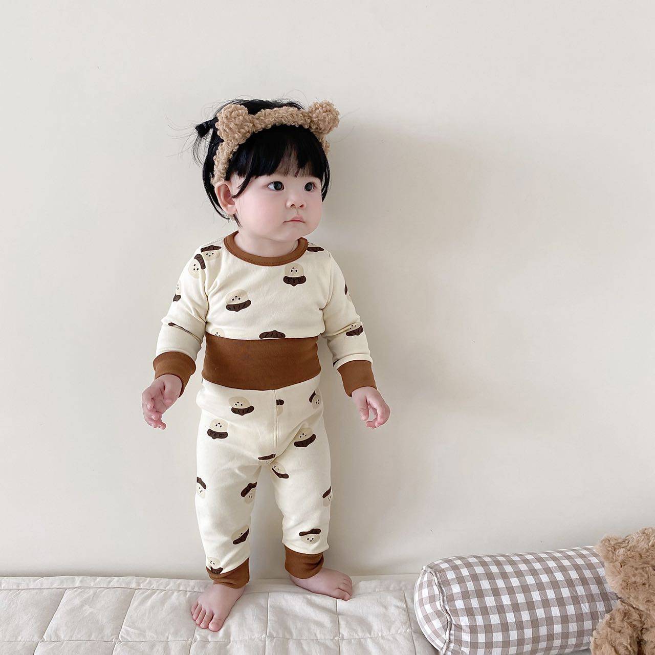 宝宝无骨秋衣秋裤套装纯棉儿童内衣高腰护肚秋冬厚款男童女童睡衣,淘宝优惠券,粉丝福利购,淘宝优惠卷