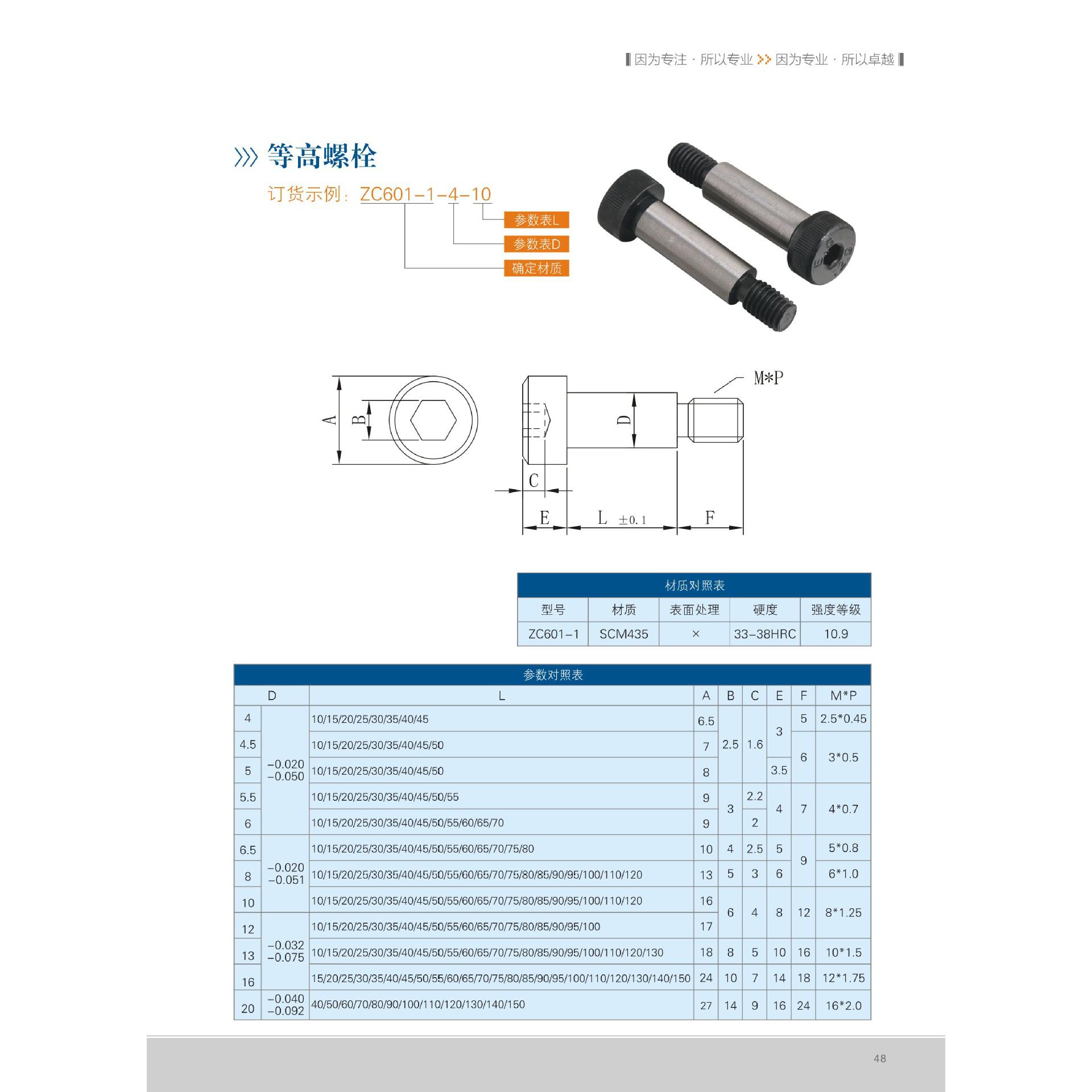 TBH11/MSB6.5-10/15/20/30(M5*0.8)等高螺栓塞打轴肩螺丝限位螺丝 - 图3