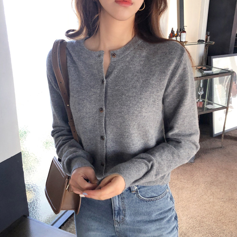 春秋装2020新款宽松爆款长袖针织衫 少媞毛针织衫