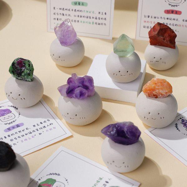 天然水晶小豆丁水晶原石裸石矿标矿物晶体手工礼物桌面车载摆件,淘宝优惠券,粉丝福利购,淘宝优惠卷