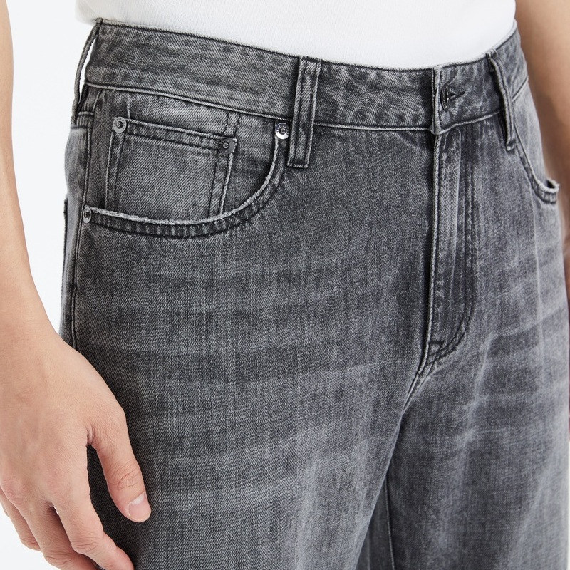 【中腰直筒】利郎青年商务牛仔裤男2025夏季透气通勤裤子Q5XNZ017 - 图3