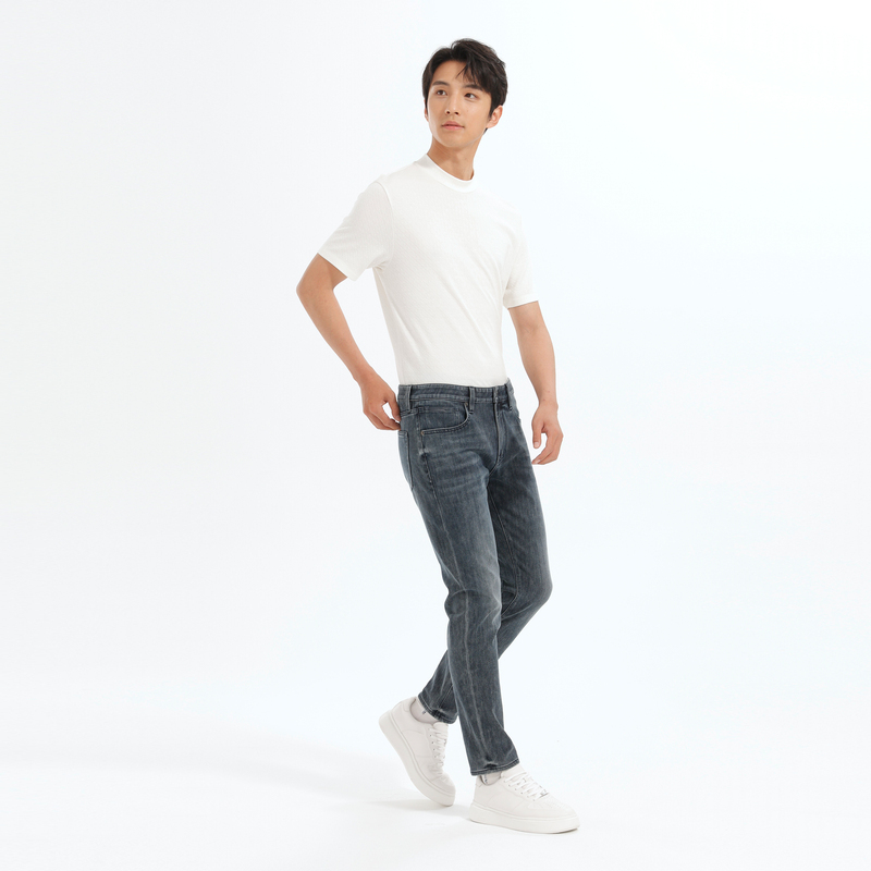 【万向弹面料】利郎青年商务牛仔裤2024冬时尚通勤百搭裤Q4DNZ109