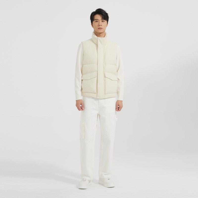 【提花面料】利郎青年商务羽绒马甲男2025冬保暖轻薄外套Q4DMJ004 - 图2