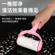 Tear-off replacement paper for lint sticking device, lint-impregnated roller brush roll paper