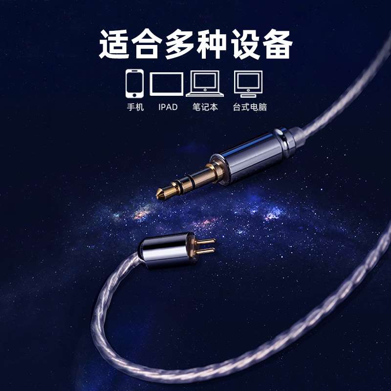 锐可余音 sg01OVA入耳式HIFI有线耳机可换线音乐耳机音乐耳塞-图1