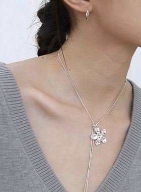 韩国ins博主同款时尚银色太阳花