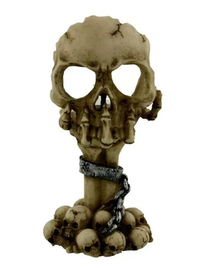 跨境新款  Halloween Decor休闲茶架烛台树脂工艺  家庭恐怖装饰