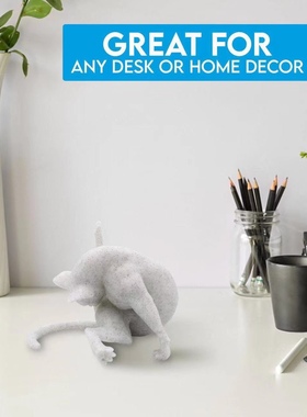 跨境新款树脂工艺品 Funny Cat Figurine Cat Sculptu 有趣猫雕像