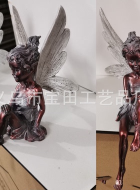 跨境外贸花仙子树脂工艺品