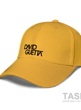 塔叔DAVID GUETTA标志鸭舌帽男女电音百大DJ棒球帽子0001设 无界