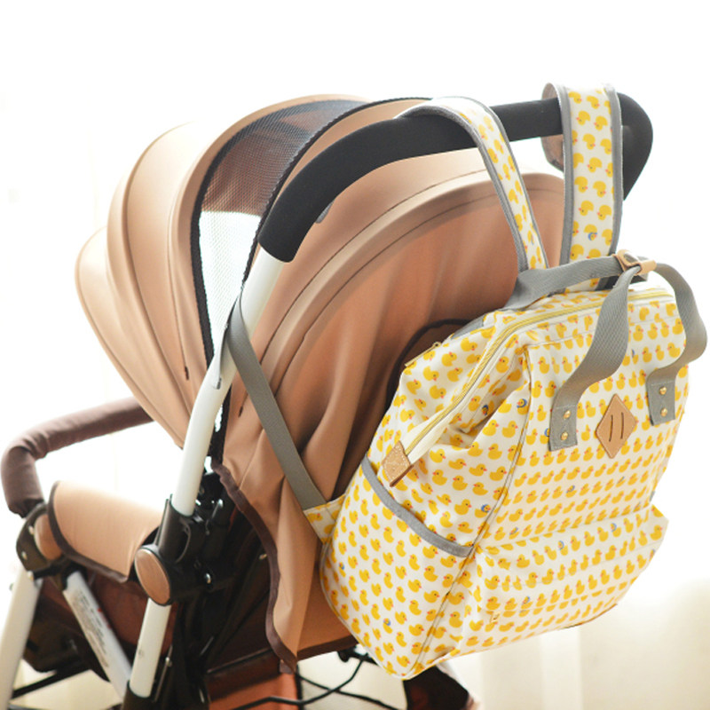 布简单小黄鸭多功能大容量妈咪包 布简单妈咪包/袋
