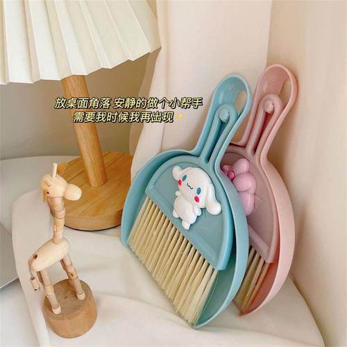 卡通主题桌面清洁器套装键盘刷清洁刷小扫把家用迷你簸箕组合 - 图2