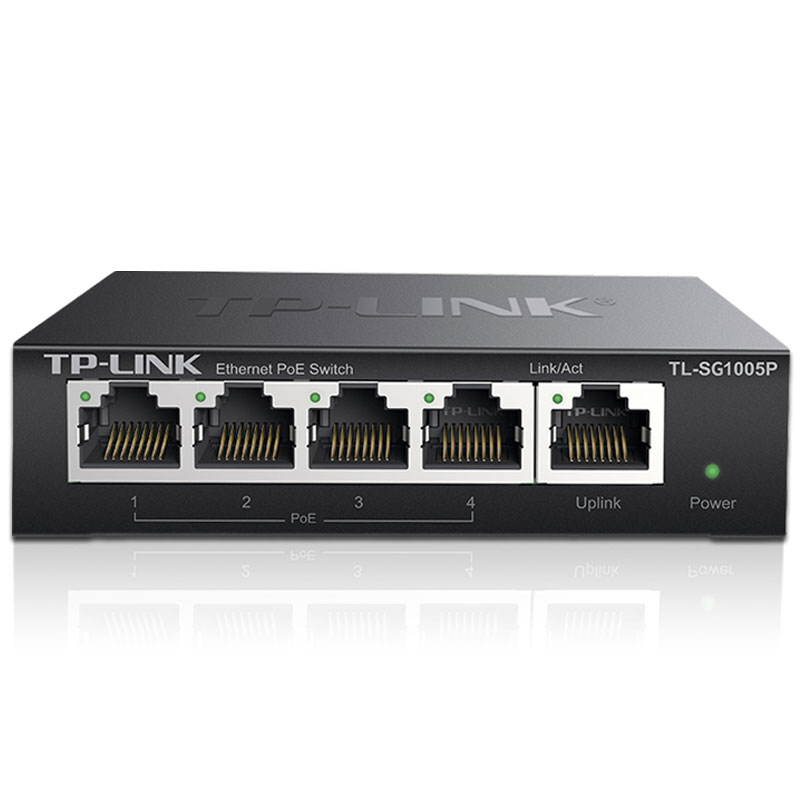 TP-LINK4口5口8口9口16口24口千兆POE交换机公司无线AP网络监控摄像头48V供电器 网线集分线分流器TL-SG1005P - 图3