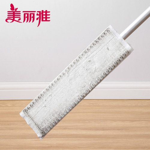 美丽雅精致生活馆 满9.9包邮除尘纸拖把配件地板干巾22*38cm*30张 - 图2