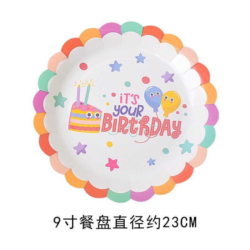野餐盘一次性纸盘儿童派对餐具甜品台摆件主题生日聚会桌布盘子,淘宝优惠券,粉丝福利购,淘宝优惠卷