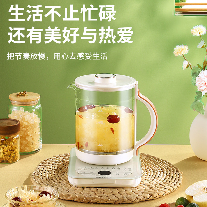 荣事达家用多功能大容量玻璃养生壶 荣事达逸君撷养生壶/煎药壶
