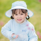 Детский солнцезащитный крем, универсальная солнцезащитная шляпа, шапка, новая коллекция, в корейском стиле, УФ-защита