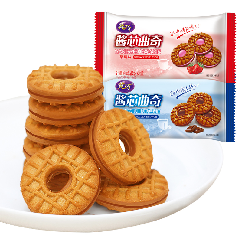 真巧 巧克力夹心曲奇
