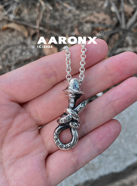 AARONX通用925银复古复古朋克