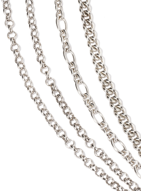 原创设计项链AaronX925银抽拉式