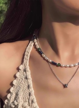 手工串珠项链AARONX澳洲玉