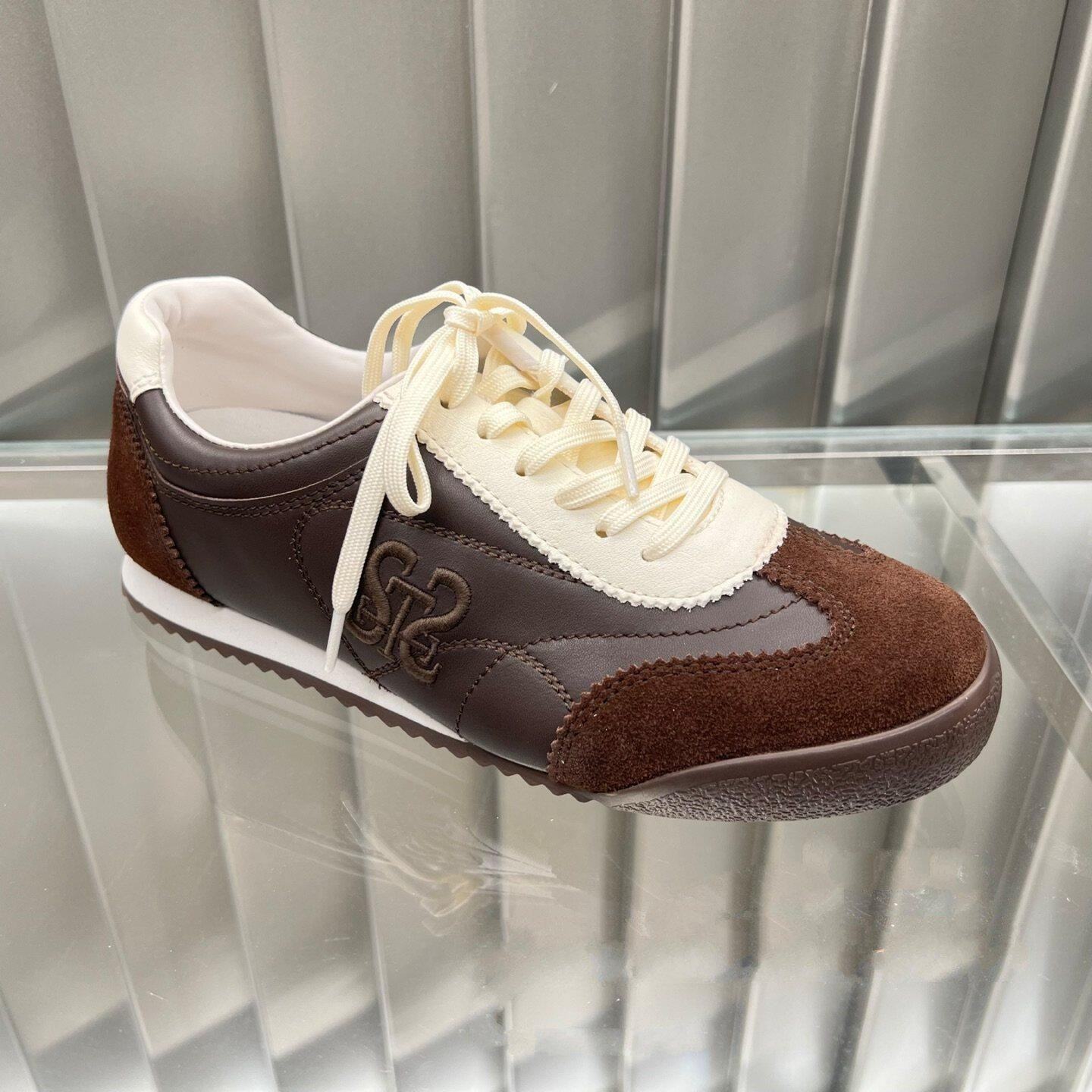 商场同款2026新款舒适百搭德训鞋休闲鞋拼接深口系带女单鞋EPN22,淘宝优惠券,粉丝福利购,淘宝优惠卷