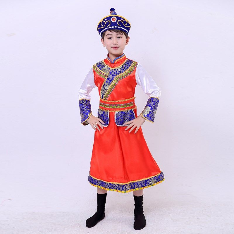 儿童56个男女童少数民族走秀舞蹈服 婷诗媛民族服装/舞台装