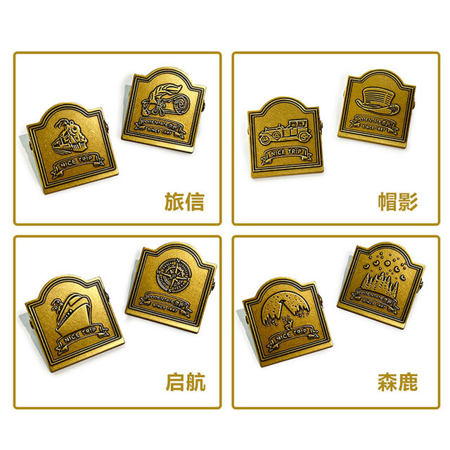 Zunjue brass clip metal clip multifunctional folder