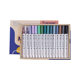 Mekal soft-tipped acrylic markers 30-color set