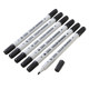 Sta double-ended dot pen black 1-4mm pen