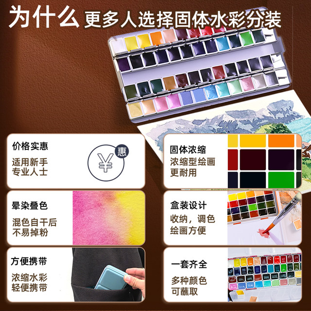 German Schmink watercolor paint packaging