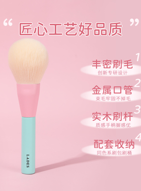 蓝蒂丝12支桃气化妆刷套装