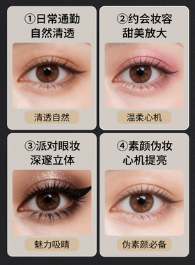 LADES/蓝蒂丝8支檀羽眼部化妆套刷眼线刷铺色刷化妆刷工具动物毛
