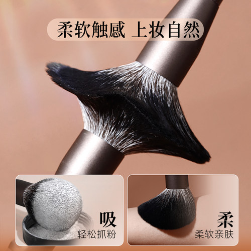 LADES/蓝蒂丝花见12支化妆刷套装点彩散粉鼻影眼影化妆刷子动物毛 - 图2