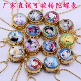 Детские часы для принцессы, мультяшное ожерелье, карманные часы, подвеска, подарок на день рождения