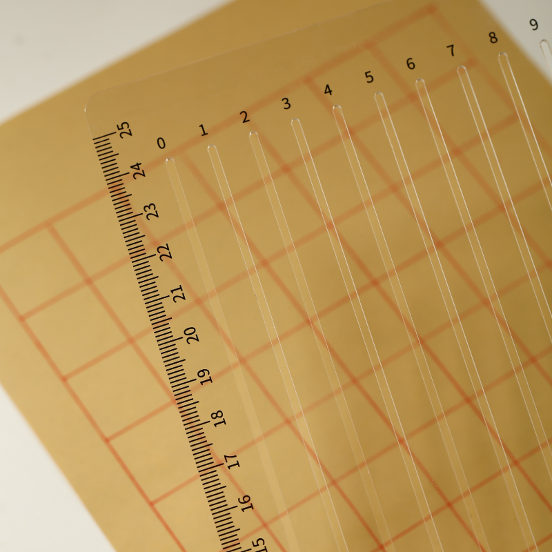 宣纸毛笔书法打格神器 半生熟宣纸小楷书法打格用亚克力板 - 图2